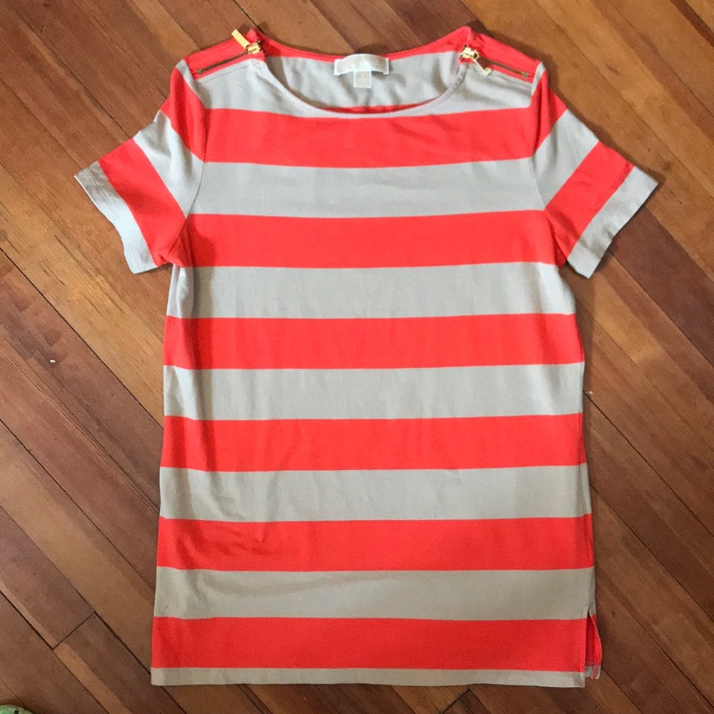 MICHAEL Michael Kors Stripe Short Sleeve Shirt